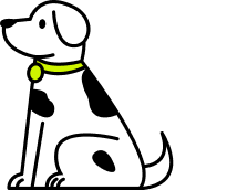Dalmatian dog illustration
